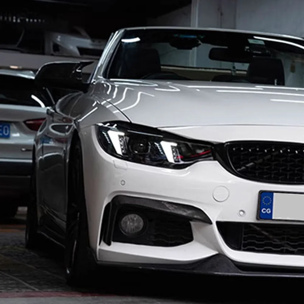 

Для BMW 4 серии F32 F82 F36 M4 2013-2019 Автоматическая фара в сборе Обновление с эффектом запуска Светодиодный объектив проектора Автомобильный инструмент Аксессуары