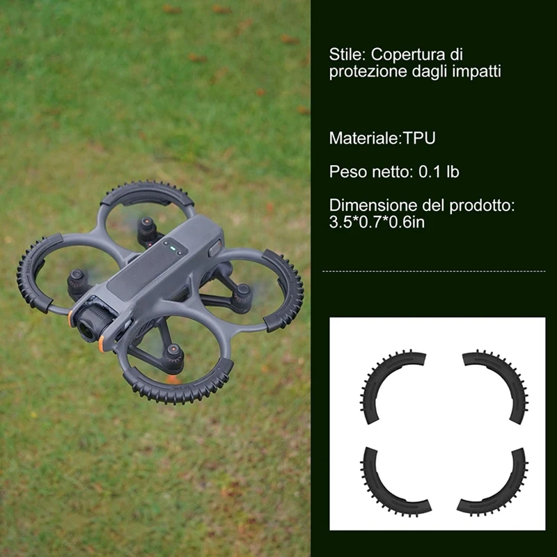 Новые аксессуары для защиты пропеллера для DJI-Avata 2, бампер для дрона, противоударная защита для предотвращения столкновений