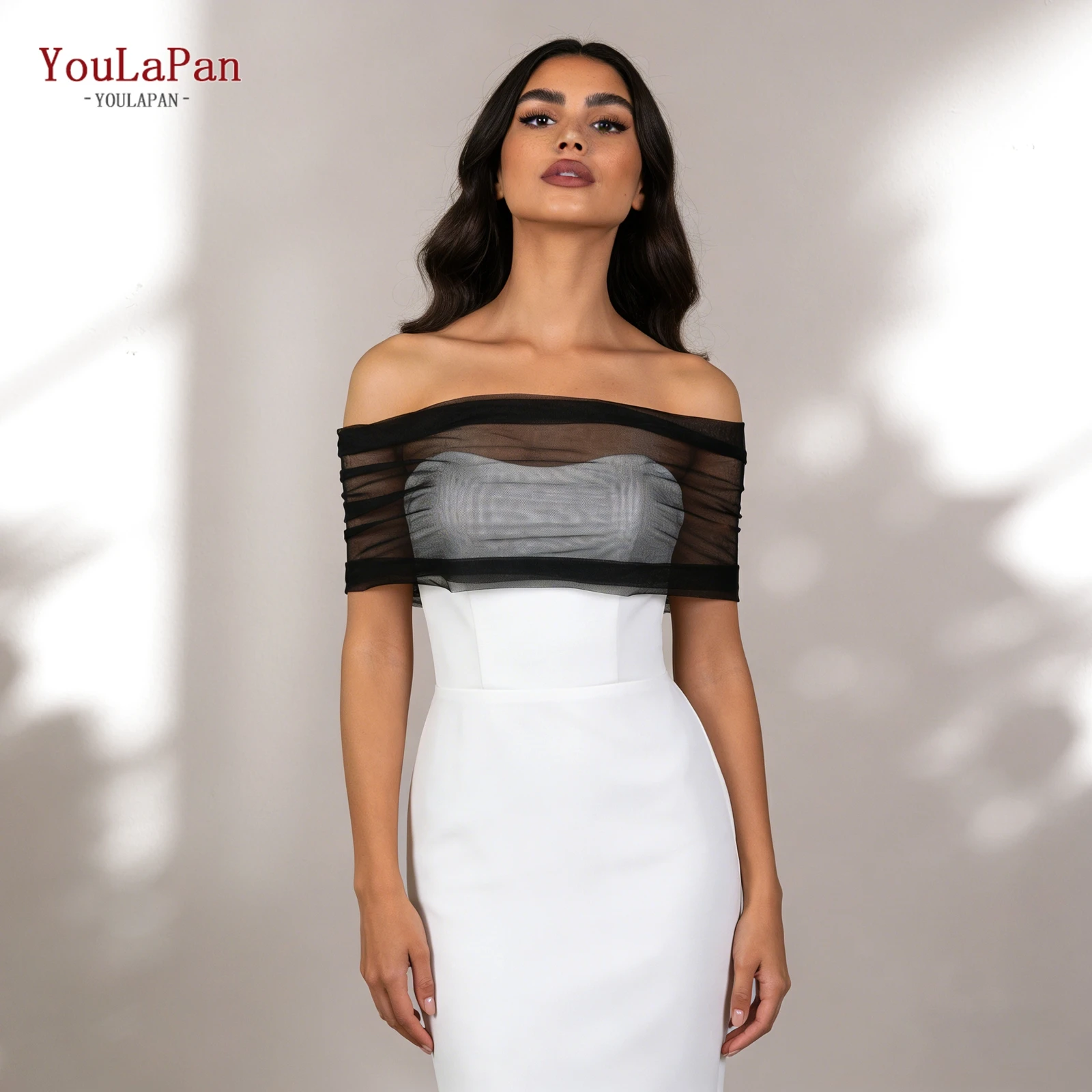 topqueen-capa-de-casamento-para-noiva-top-curto-feminino-preto-jaqueta-bolero-de-casamento-acessorio-de-casamento-macio-e-elastico-vg73-b