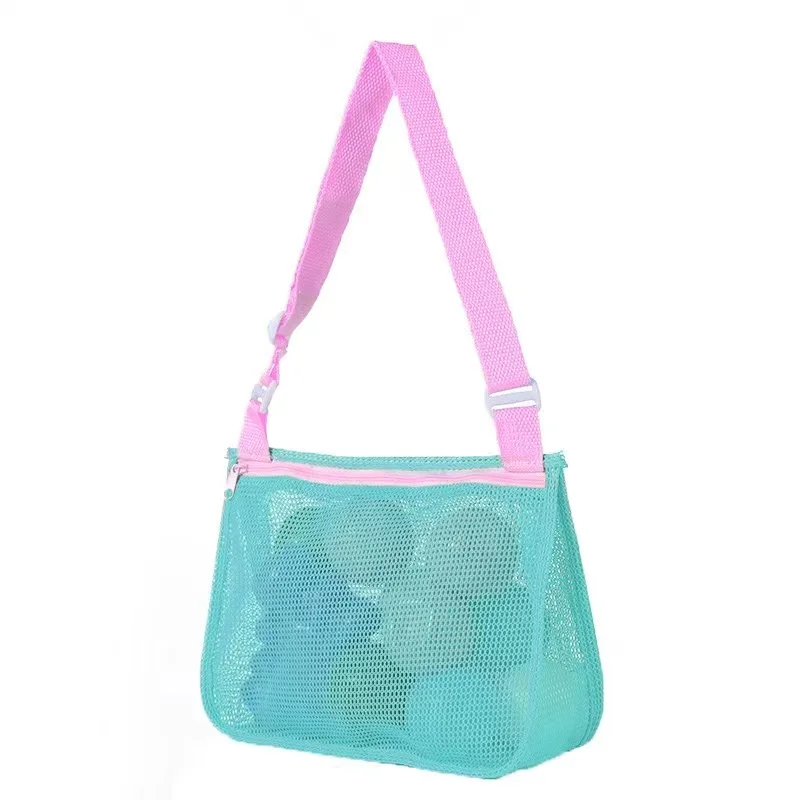 Children's beach net handbags boys shell collection Bag Kids Toy organizer hand bags Baby Toddlers protable ball totes NAB295