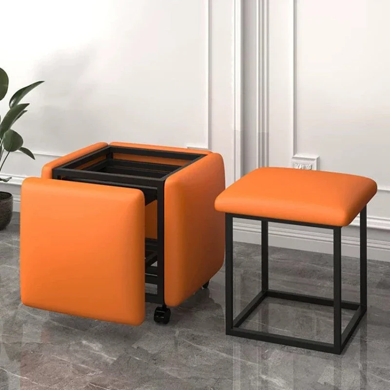 Home Living Room Combination Stool Storage Stool Multifunctional Rubik's Cube Stool Can Be Moved To Save Space Vanity Chair