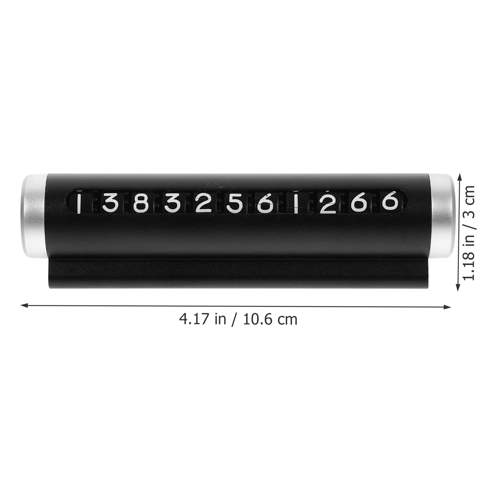Temporary Card Phone Number Dashboard Parking Plate Flip Emergency Contact Sign Vehicle Accessories Interior Accessories - Image 4