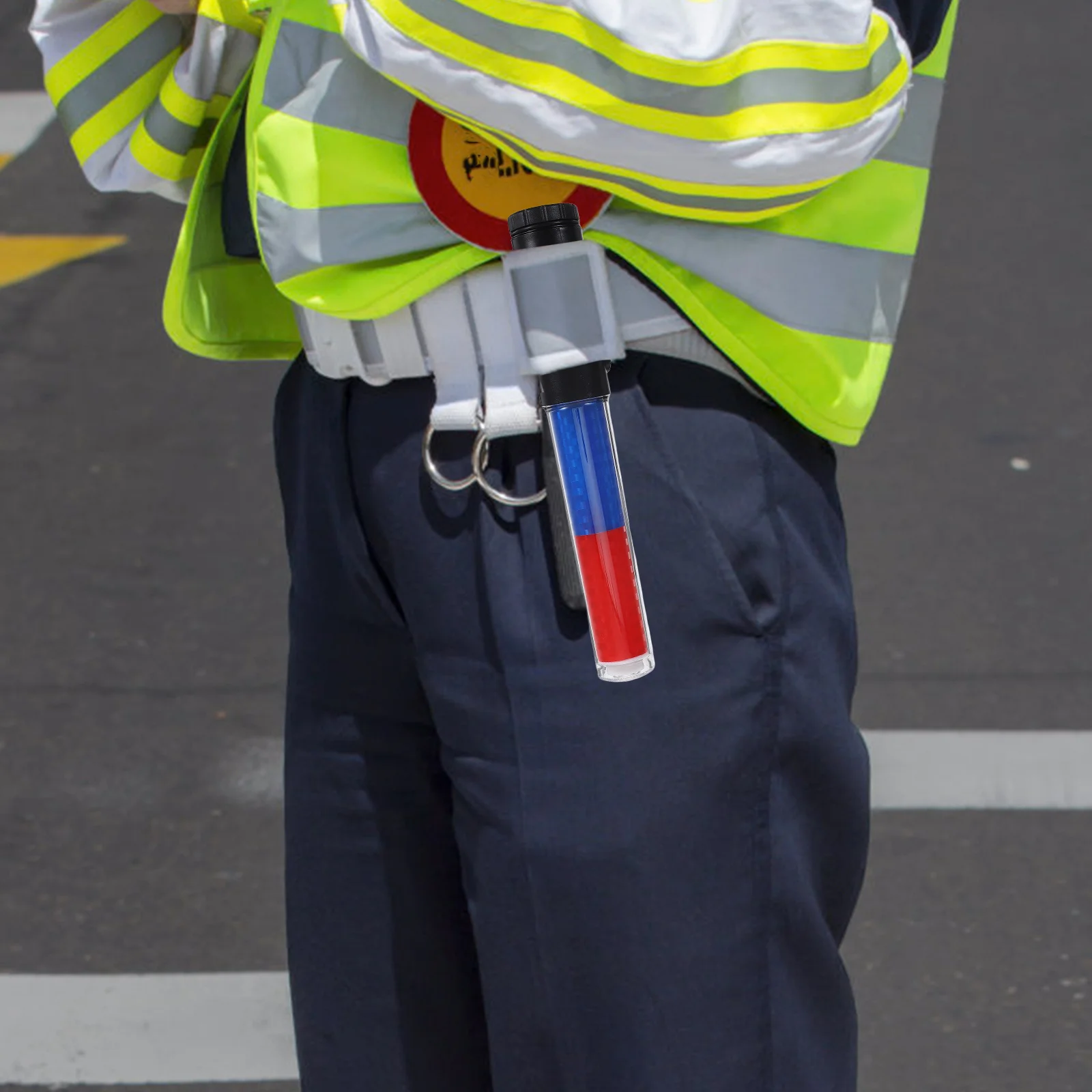 26 سنتيمتر متعددة الوظائف Led التحكم في حركة المرور عصا خطاف مغناطيسي المحمولة ليلة إشارة مصباح يدوي للتخييم في الهواء الطلق