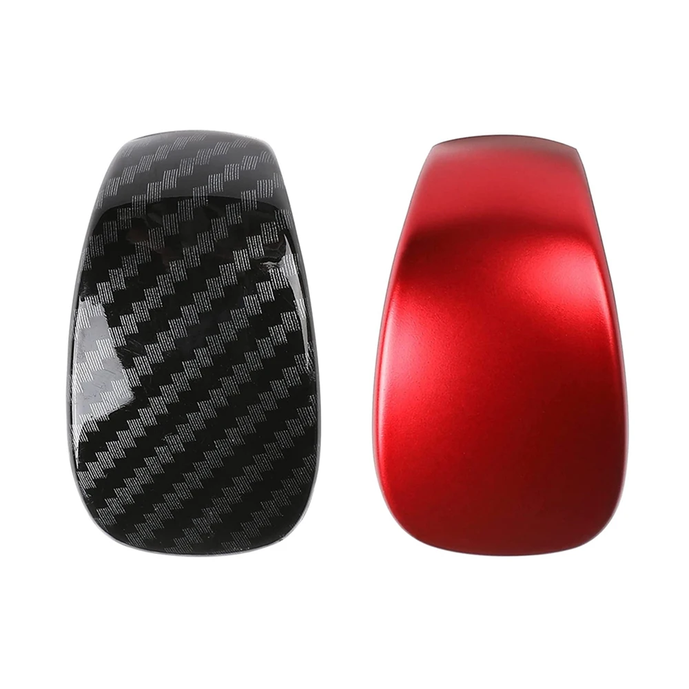 

Car Gear Shift Lever Knob Cover Cap ABS Carbon Fiber For Honda Civic 11th 2022