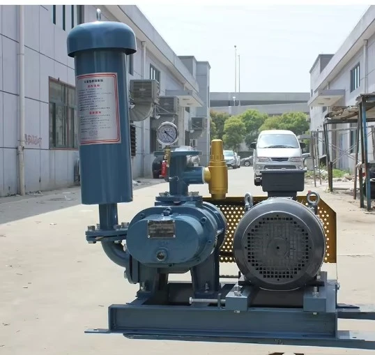 Three-leaf Roots Electric Blower for Aquaculture Ponds Medium Pressure Aerobic Aerator AC Current Source
