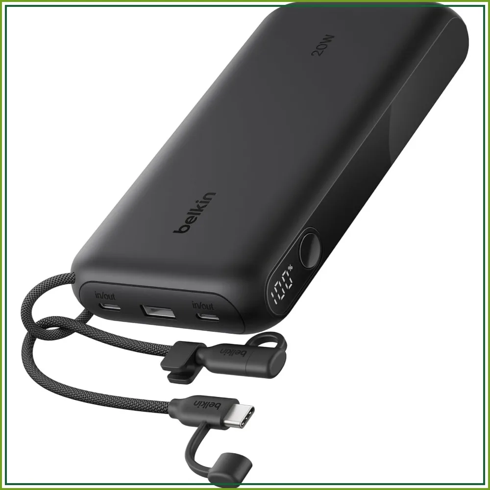 20000mAh Portable Power Bank 20W Fast Charger
