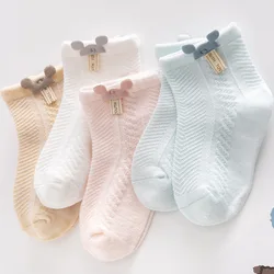 Newborn Baby Boy Socks Cotton Baby Girl Socks Autumn Winter Baby Socks for Girls Cartoon Striped Infant Thing