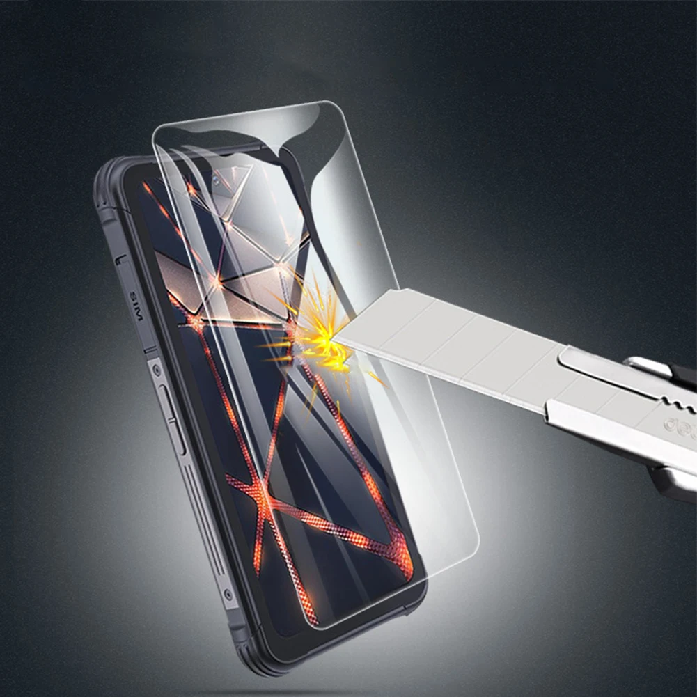 Film Glass Protective Film Bubble Clear Fingerprints Installation Solid Color Tempered Glass Wipe Away Smudges