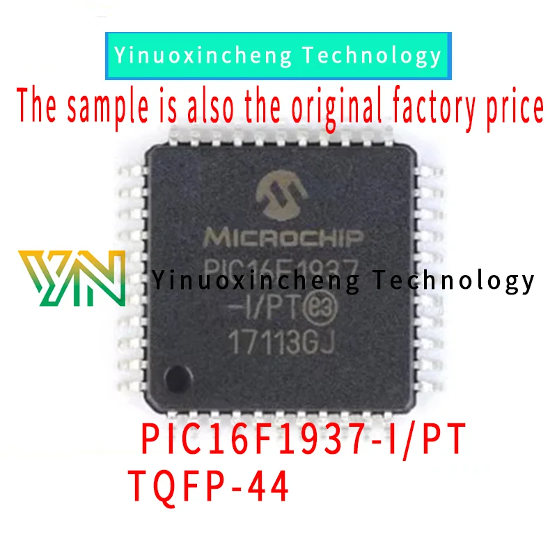 

2PCS/LOT PIC16F1937-I/PT Original genuine PIC16F1937 QFP-44 microcontroller chip microcontroller