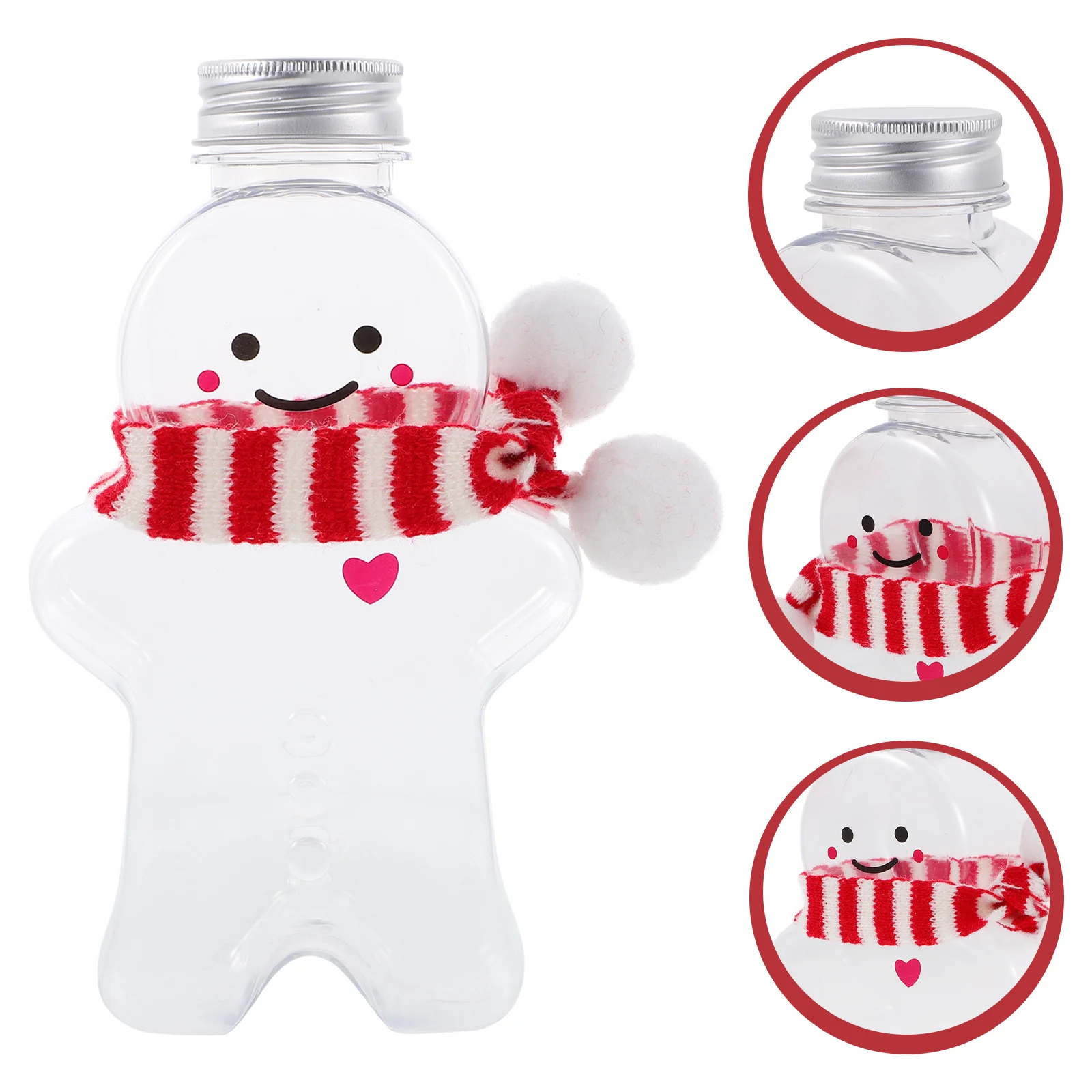 

10 Sets Milk Christmas Drink Bottle Water Bottles Tea The Pet Cookie Jars Wrapping