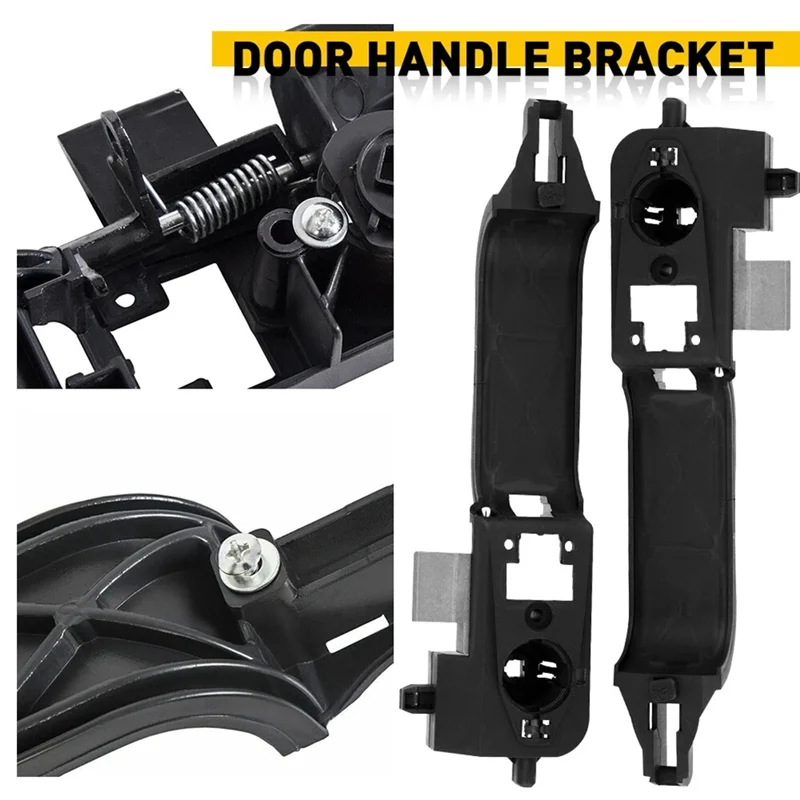 

1Pair Front Door Handle Base For Ford Focus 2000-2007 FL:6S4Z-5426685-C FR:6S4Z-5426684-E Exterior Door Handle Base