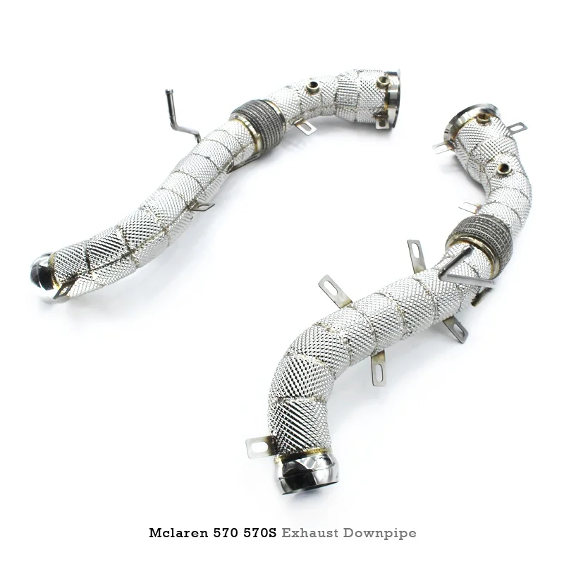 Head Section High flow Pipes Exhaust Pipes branch downpipe Exhaust Pipe with catalyst For Mclaren 540C/570/570S/570GT 