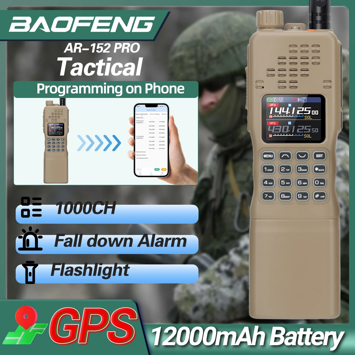 baofeng-ar-152-pro-gps-walkie-bluetooth-app-programing-wireless-copy-frequency-multi-band-large-power-10w-tactical-ham-radio