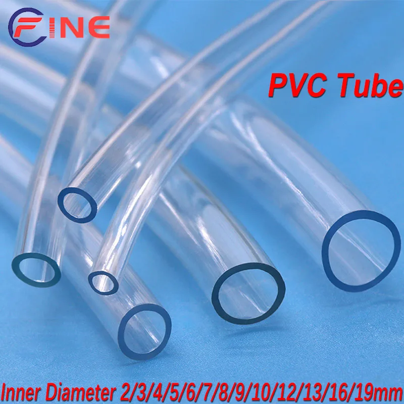 1M/3M/5M Transparent PVC Plastic Hoses High Quality Water Pump Tube 2/3/4/5/6/7/8/9/10/12/13/16/19mm Inner Diameter