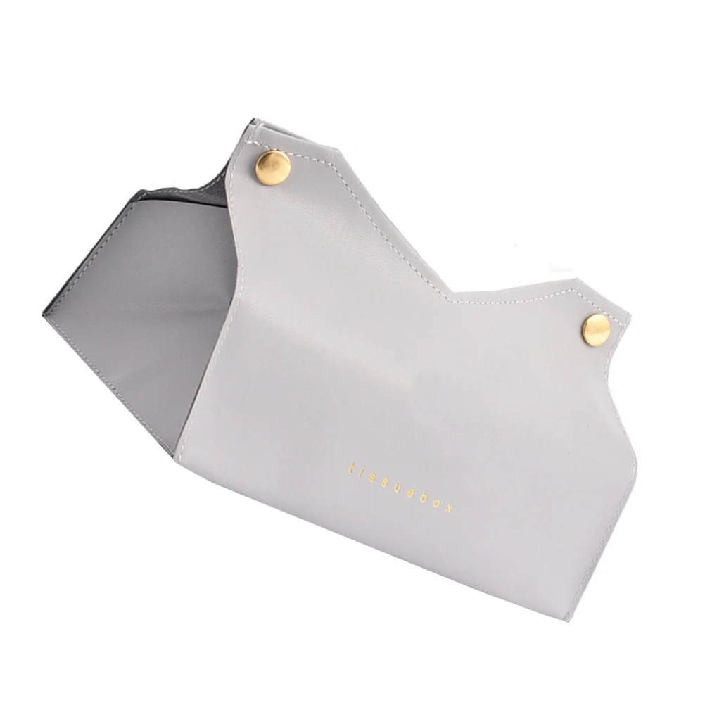 

1pc Pu Tissue Box Creative Napkin Container For Home Office Car Storage Case Lightweight Practical Paper Holder