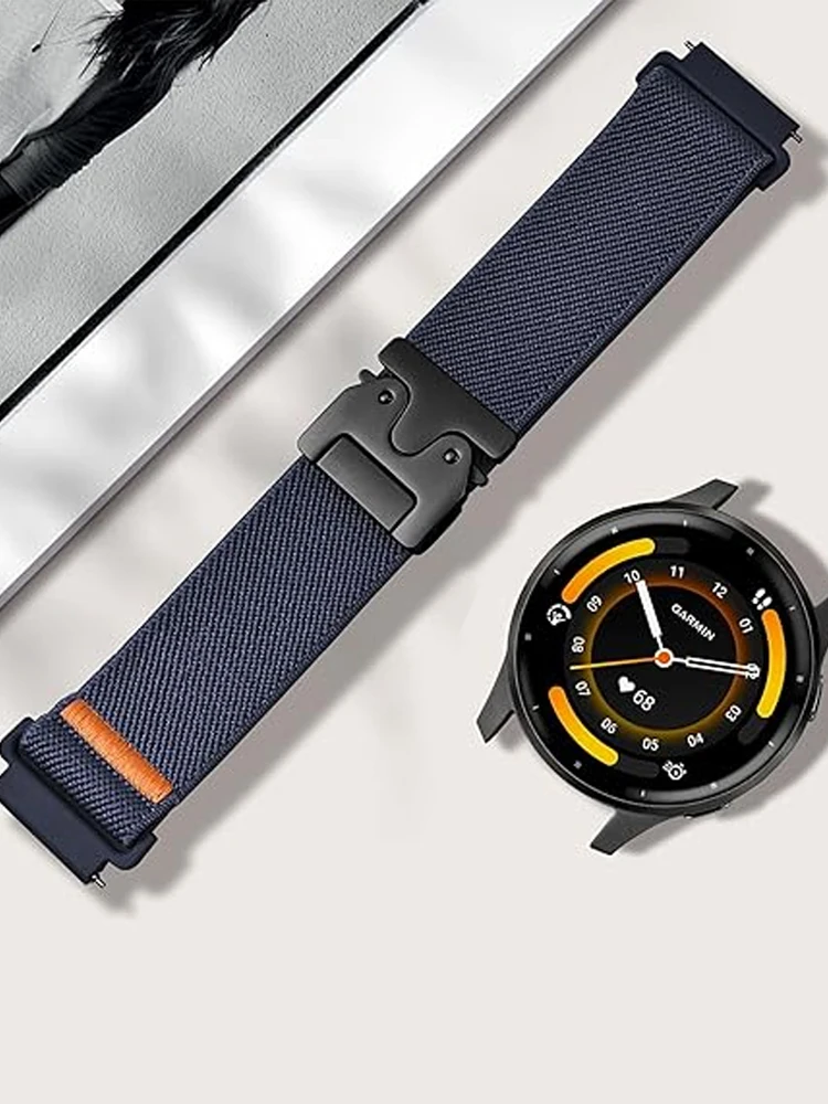 22mm 26mm Band for Garmin Fenix 8 7 Pro 7S 6X 6 5X 5Plus Venu 3 47mm 41mm Parachute Nylon Watch bracelet correa Forerunner Strap