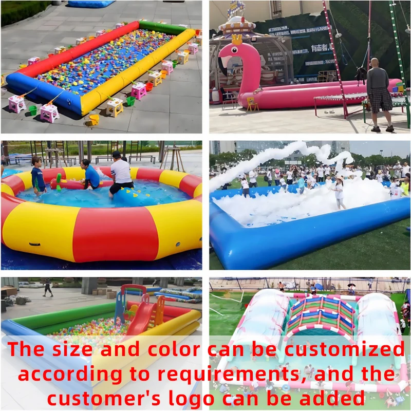 CE-Certified Inflatable Swimming Pool Parent-Child Water Park Game Equipment for Playground and Shopping Mall