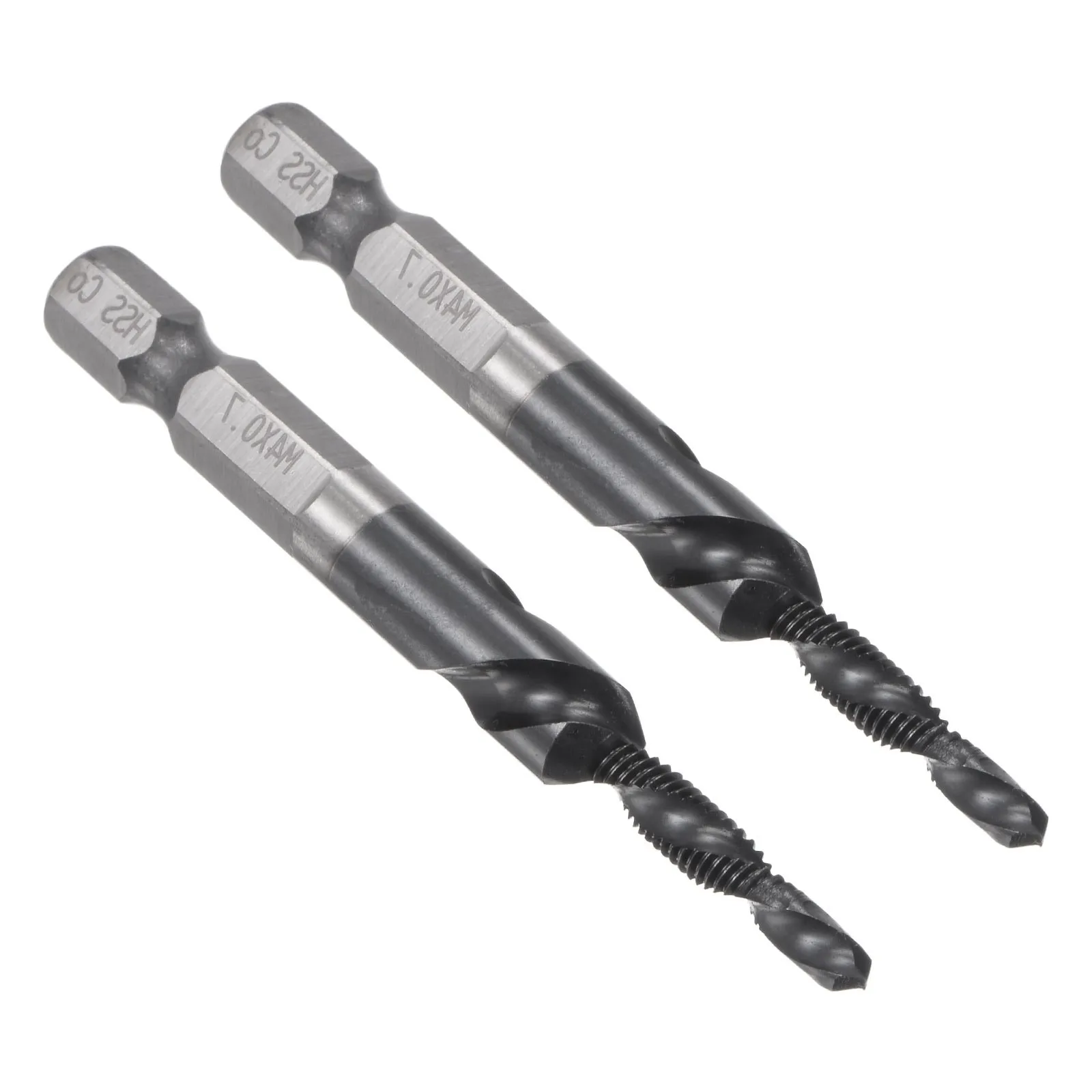 

Комбинированное сверло M4x0,7 с покрытием TiAlN M35, кобальтовая высокоскоростная сталь, 2 шт.