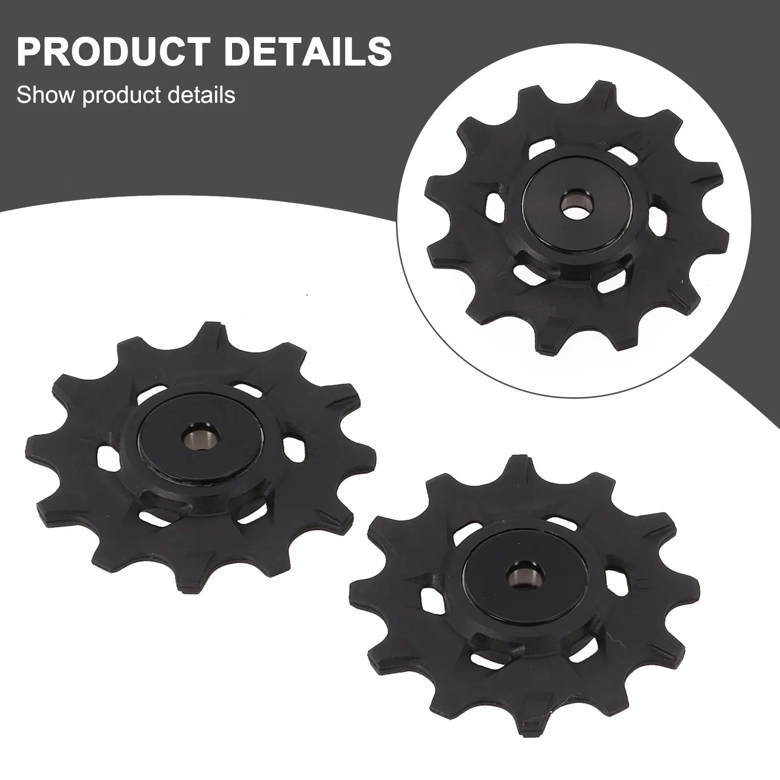 2x Robust Bicycle Rear Derailleur Pulley Wheels Designed Specifically for Use with Models Including XX and Others