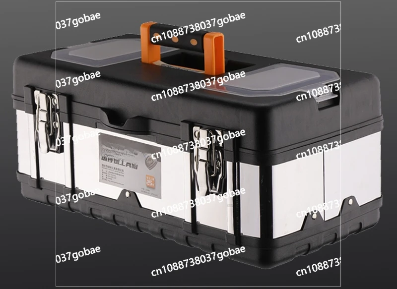 Yy Stainless Steel Toolbox Home Use Set Industrial Grade Portable Electrician Storage Box