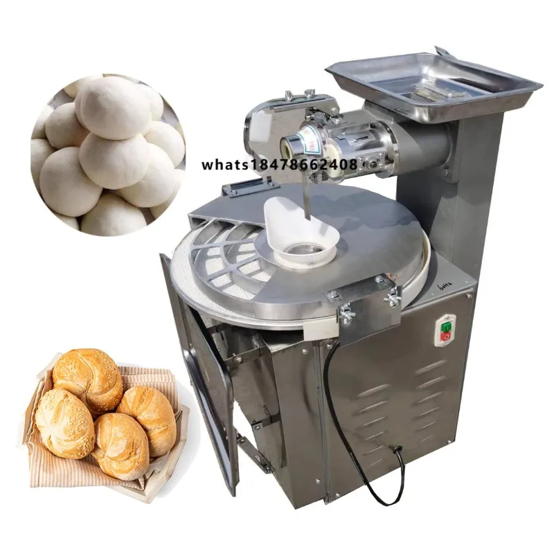 Bakery Pizza Tortilla Burger Bun Dough Divider Rounder Automatic Bread Dough Ball Maker Dough Cutting Rounding Machine