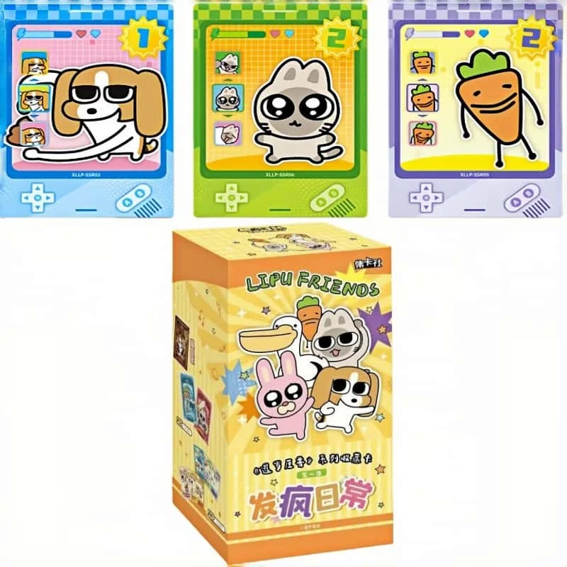 

Card.fun Official 10 Packs LIPU FRIENDS Trading Cards - Siamese Lipu Anime TCG CCG, Collectable Hobby Cards & Gift Toys Set