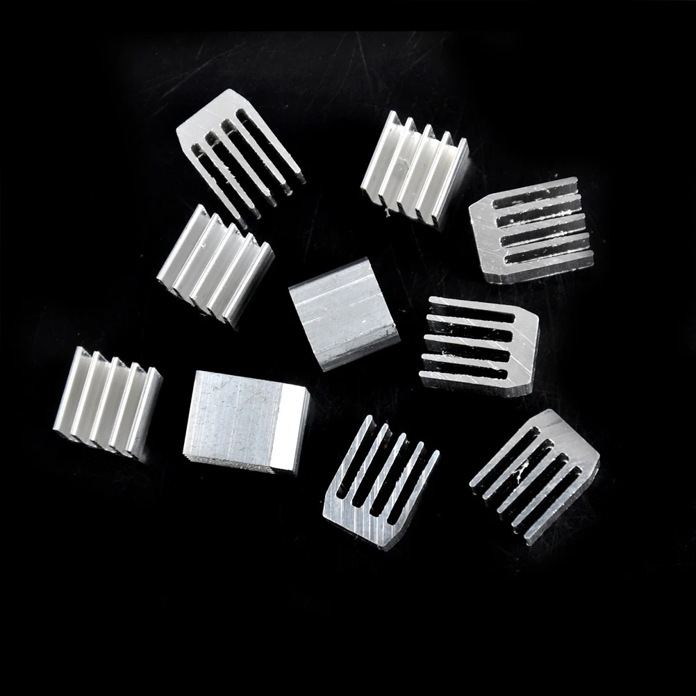 10pcs Aluminum Cooling 9x9x12MM Heat Sink RAM Radiator Heatsink Cooler