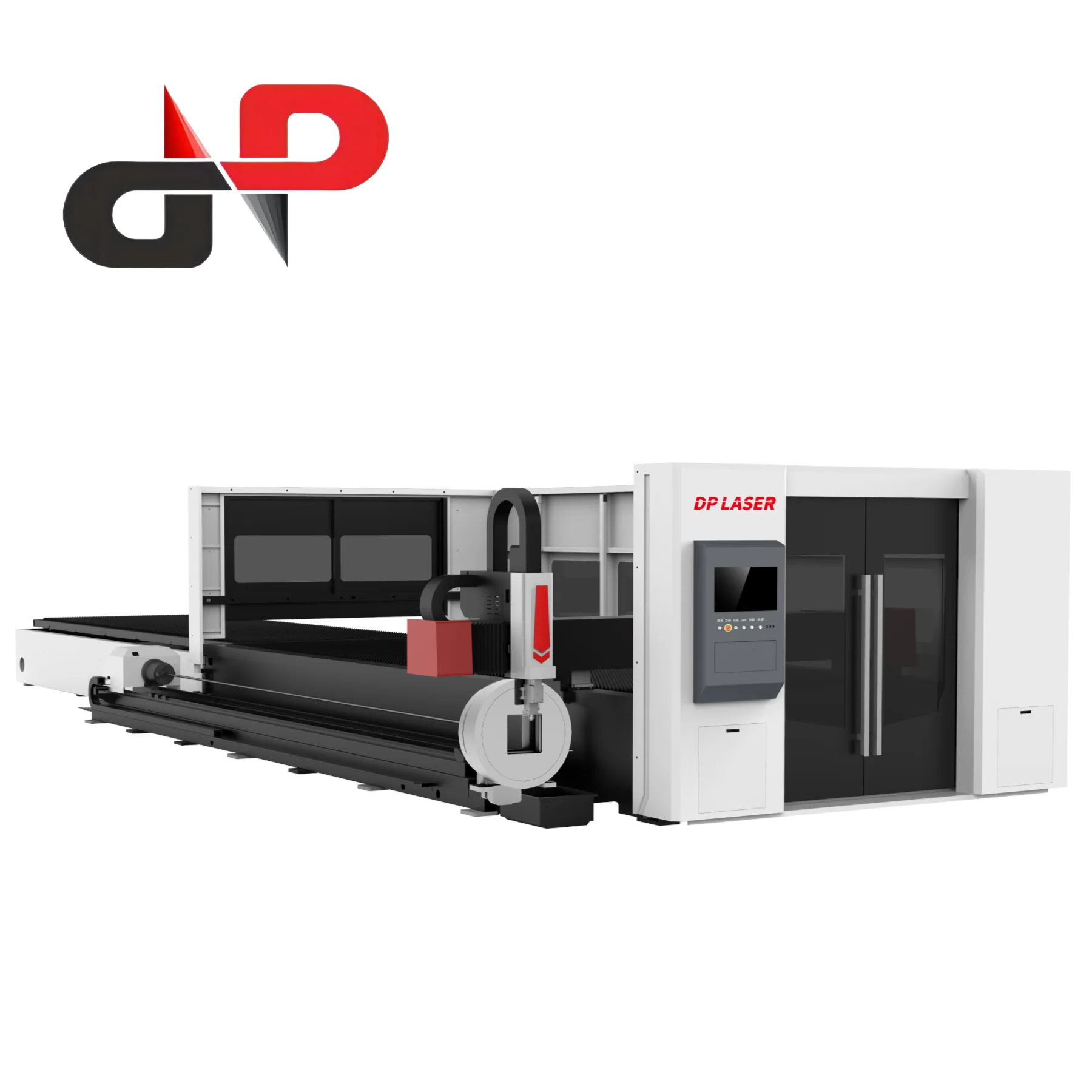 

Лазерный станок для резки с ЧПУ 6020, 3000-12000 Вт, со сменным столом, для резки металла, листового металла и труб, с полной защитой корпуса