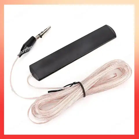 ABNR Fm 라디오 증폭기 라디오 공중 홈 라디오 안테나 라디오 안테나 Fm 다이폴 안테나 3.2M 와이어 Av 전력 증폭기