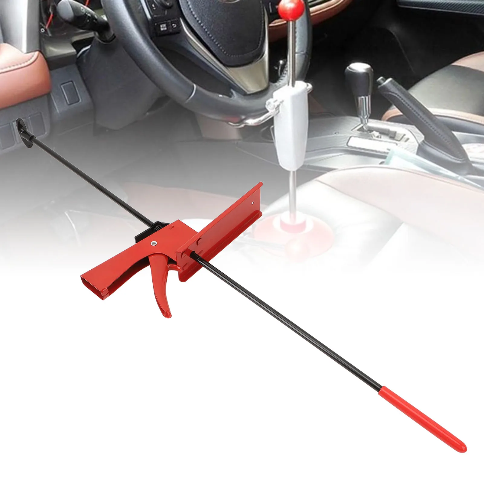 28 Inch Brake Pedal Depressor Wheel Alignment Brake Pedal Depressor Adjustable Anti Slip Pedal Depressor Tool Auto Repair Tool