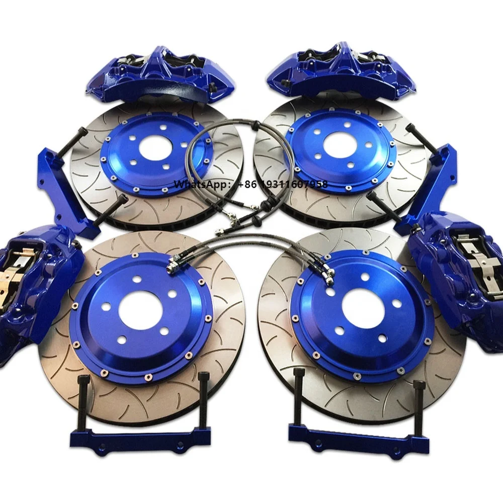 

2 Pieces Rotor and Pad Big Brake Kit Floating Brake Rotor for Alphard