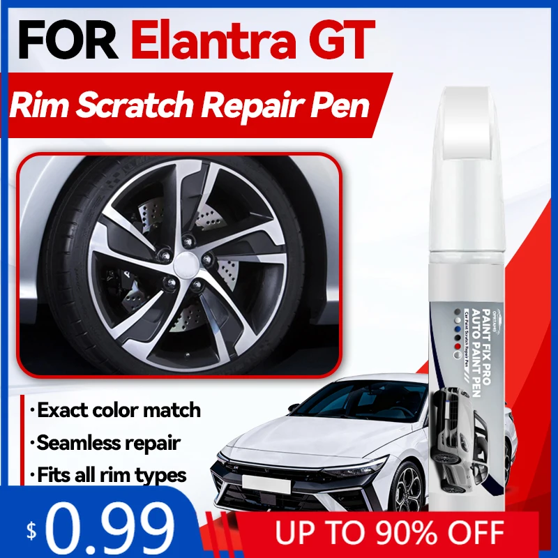 

Карандаш для подкраски колесных дисков, эксклюзивно для Hyundai Elantra GT, средство для ремонта и удаления царапин, аксессуары для авто DIY B