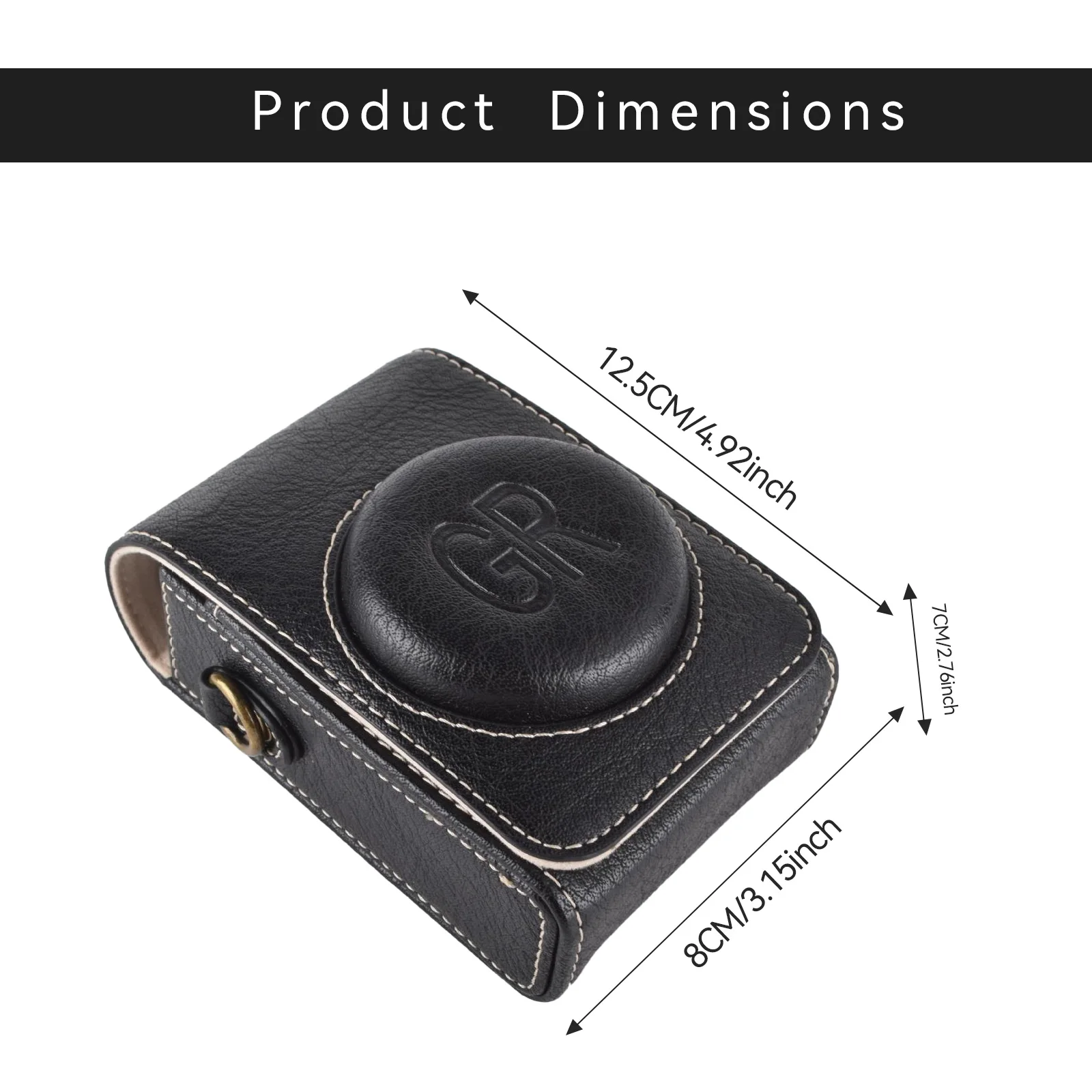 PU Leather Camera Protection Case Bag Strap Cover For Ricoh GR GR2 GR3 GR3X GR4 GRII GRIII Camera Accessories