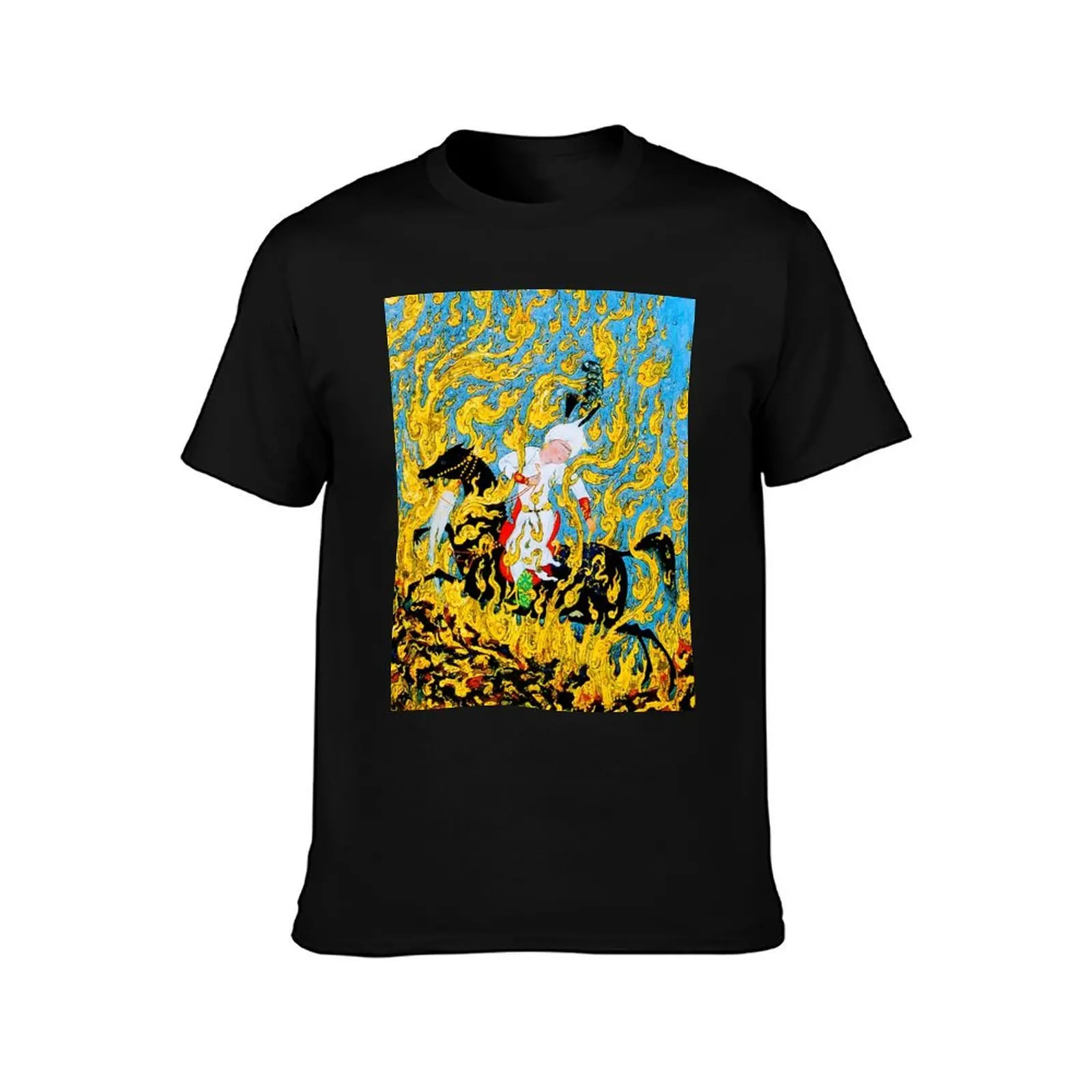 Young man on horseback T-Shirt tees man clothes oversized graphic tee t shirts for men pack