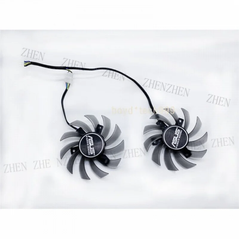 Y Graphics card Dual Fan for ASUS GTX660 GTX670 GTX680 GTX690 40mm 5Pin R182b 75mm