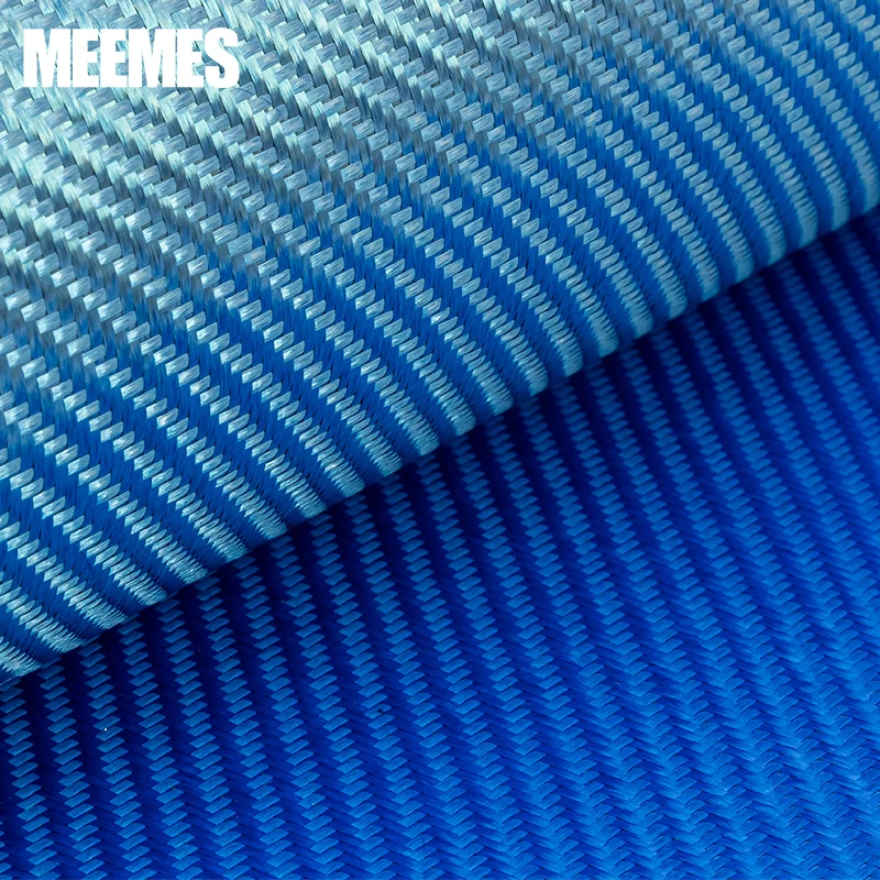 

Electroplated Fiberglass Fiber Fabric 3K Blue Twill Weave Cloth Fibra Glass Glassfiber Fabric Jacquard Lotes Use For DIY