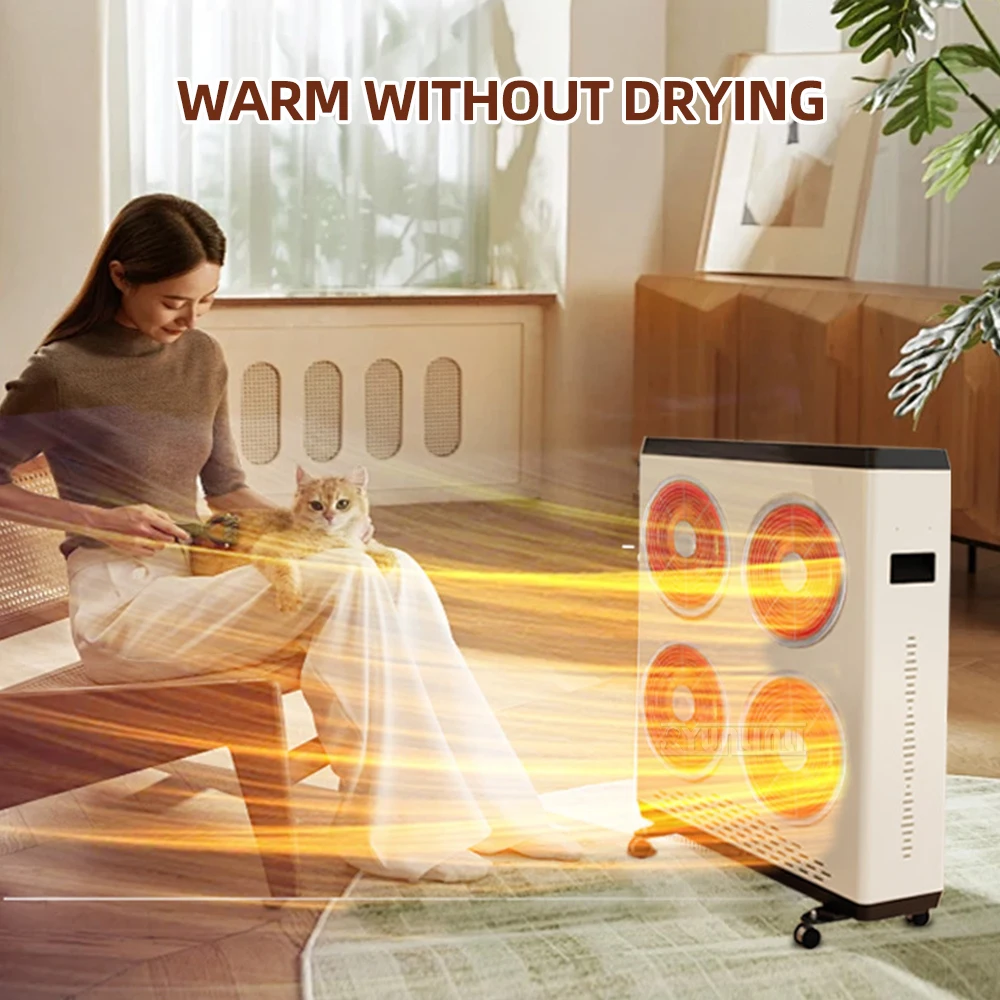 Calentador eléctrico de alta potencia, Calefactor doméstico Para Baño Bajo Consumo, calentador de ahorro de energía con impermeable