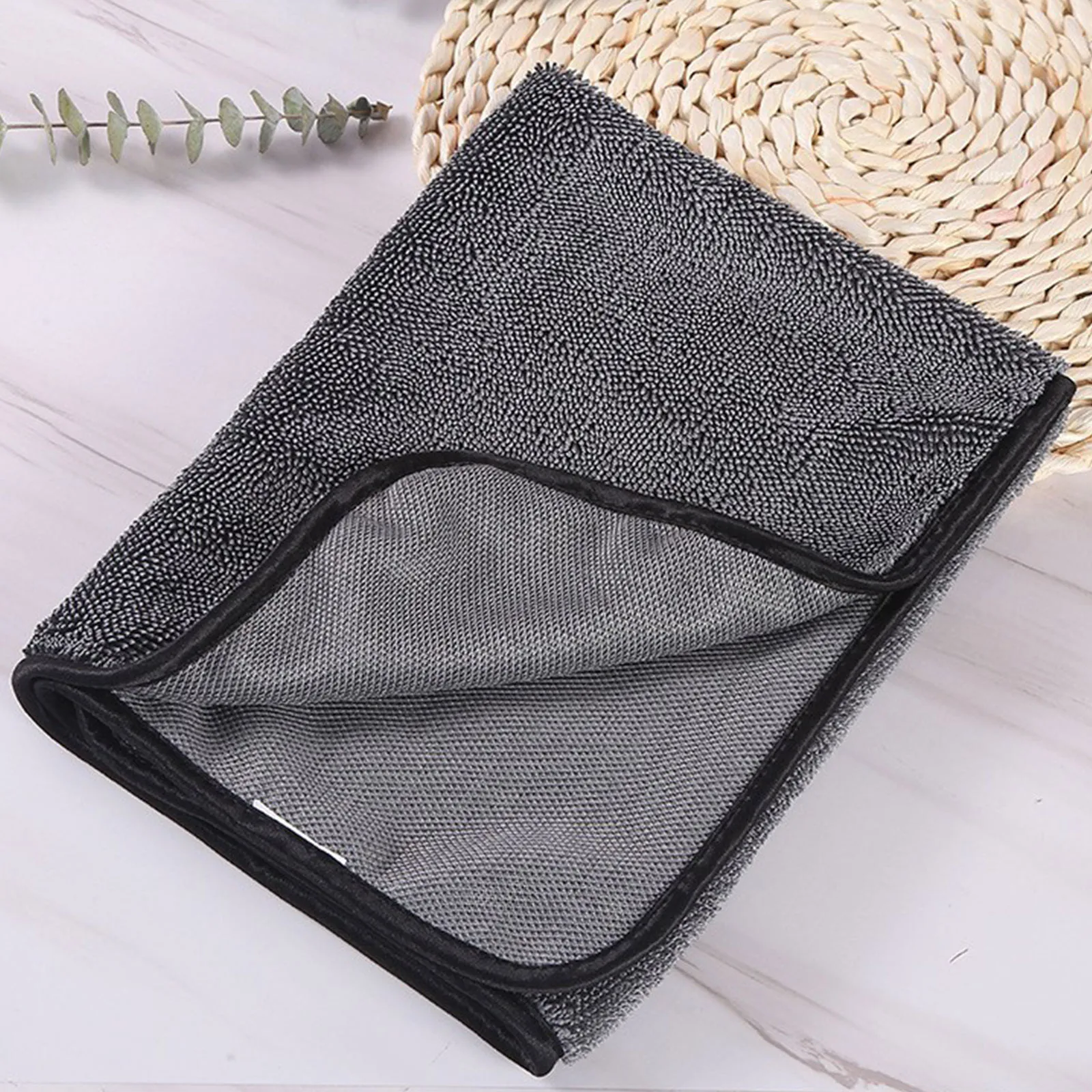 Microfiber Car Wash Towel 60X40cm Super Absorbency Car Cleaning Cloth Premium Drying Microfiber Auto Towel