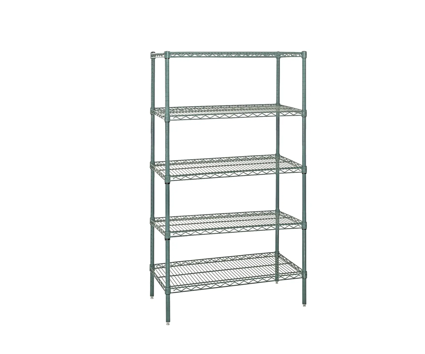WR54-3636P-5 5-Shelf Wire Shelving Unit, NSF-Certified Heavy-Duty Adjustable Rack for Garage, Warehouse & Workshop