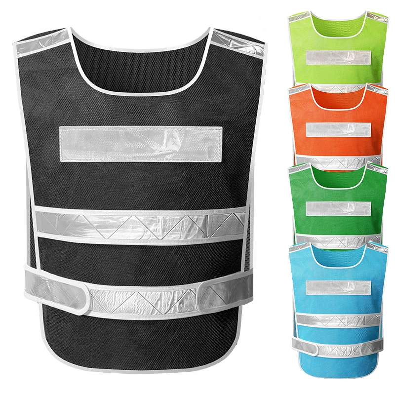 Reflective Vest for Men Police Warning Vest with High visibility Reflective Stripes