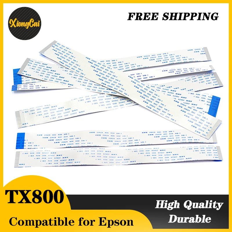 

10 шт., 29Pins кабель печатающей головки для Epson XP600 TX800 TX700 TX720 TX820, растворитель, УФ планшетный принтер dx10, печатающая головка, плоский кабель для передачи данных