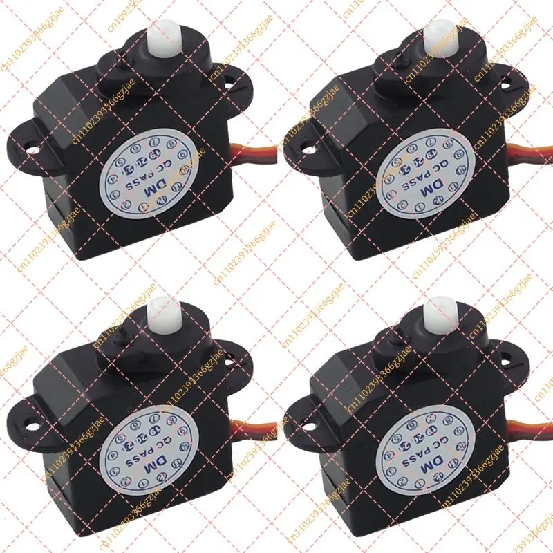 FY XB-4 PCS New 2.1G Mini Micro-Type Servo 180 Degree Rotation DM-S0020 2G Plastic Mini Servomotor 4.8V-6V
