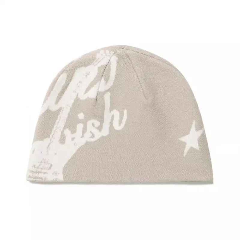 Women\'s Beanie Korean Wnter Knit Hip Hop Vintage Gothic Kpop Y2k Hats Streetwear Wool Caps Fashion Aesthetic Unisex Accessories
