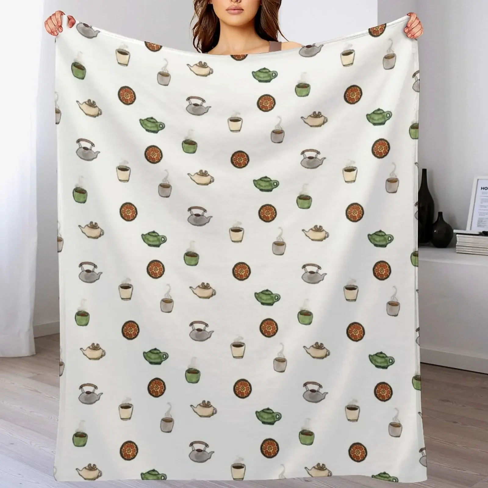 

New Iroh's Tea Throw Blanket Thermal Bed linens Blankets