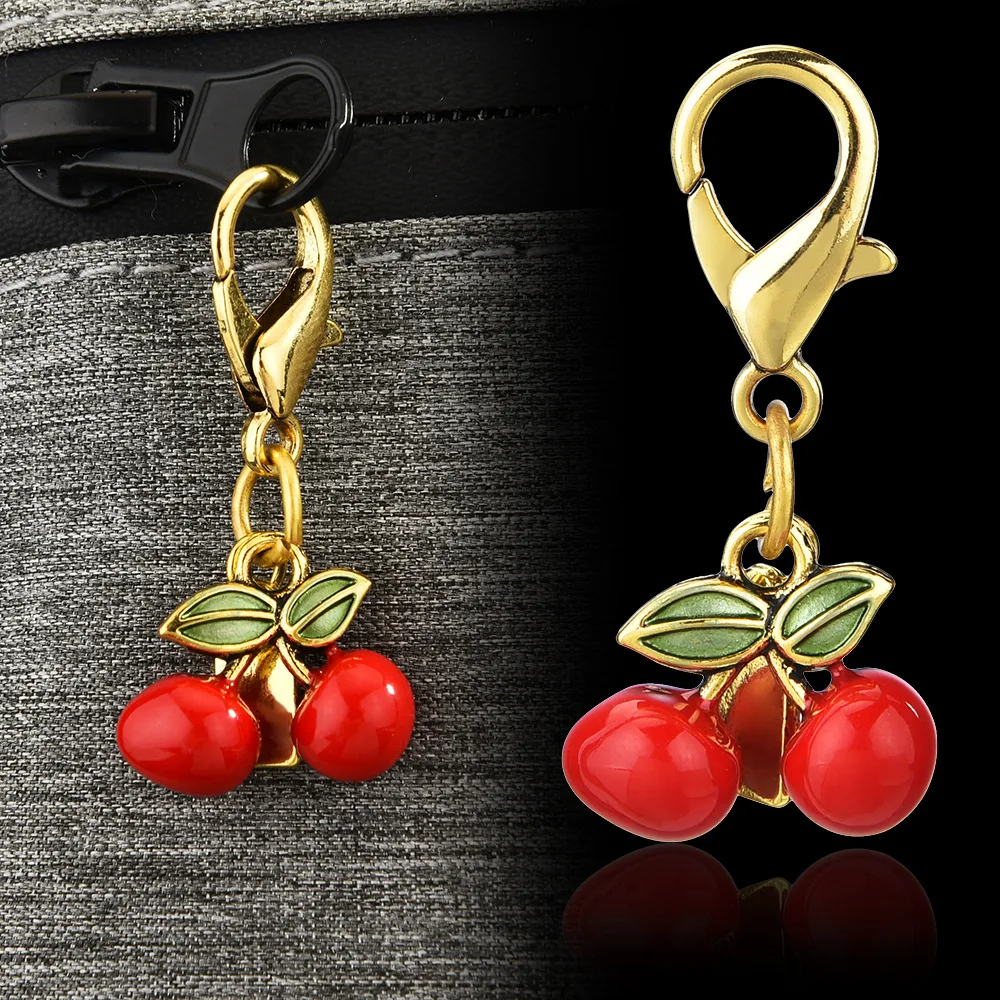 سلسلة مفاتيح جديدة على شكل قلب الكرز، قلادة حقيبة، ملحقات حقيبة نسائية، سلسلة مفاتيح رائعة للسيارة