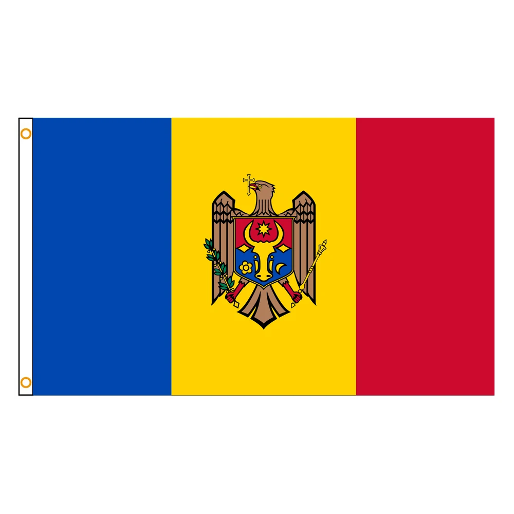 60×90 90x150 120×180CM Moldova Flag Polyester Printed Banner Tapestry For Decor