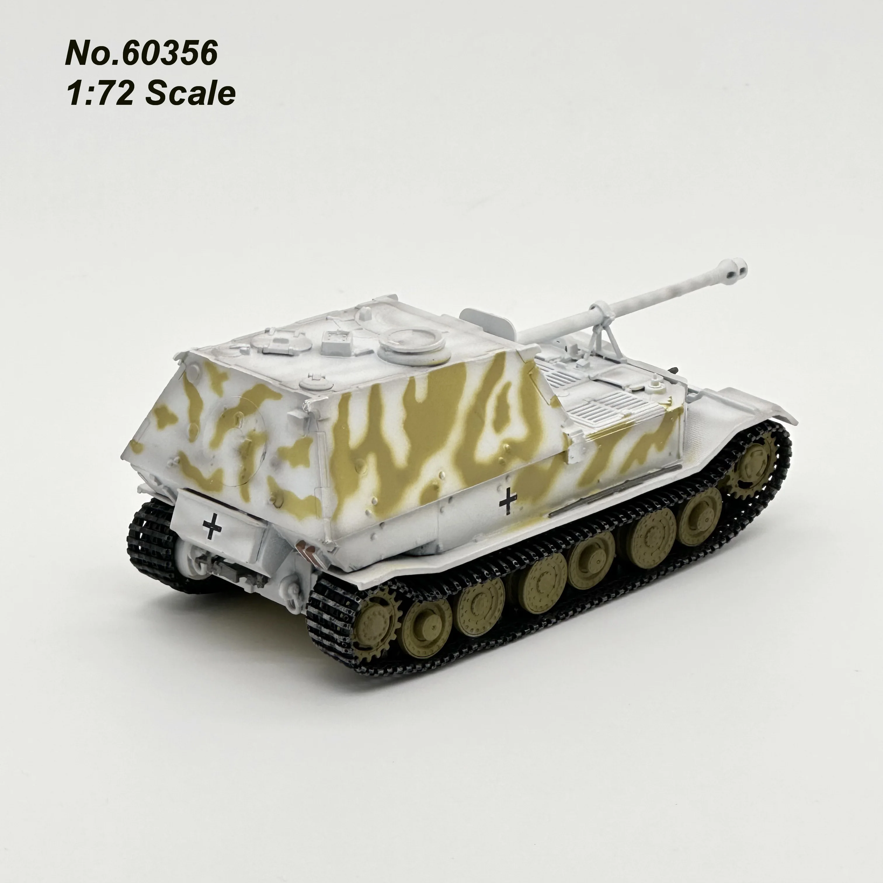 Modelo de dragão 1/72 Elefant Tank Destroyer Exército Alemão sPzJgAbt 614 Frente Oriental 1945 para Coleção de Brinquedos de Plástico NO.60356