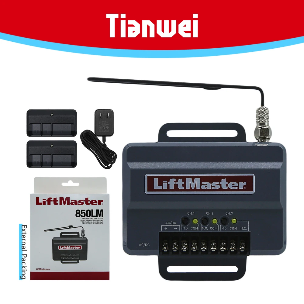 Der Liftmaster 850LM Tor- und Garagentoröffner: Der universelle Empfänger für Ihre Sicherheitstechnik