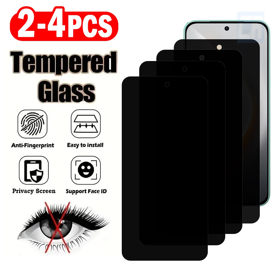 

2-4pcs Privacy Protective Tempered Glass for Tecno Pova 7 Ultra 6 Neo 5 Pro Anti Spy Screen Protector for Tenco Pop 9 8 Pro Film