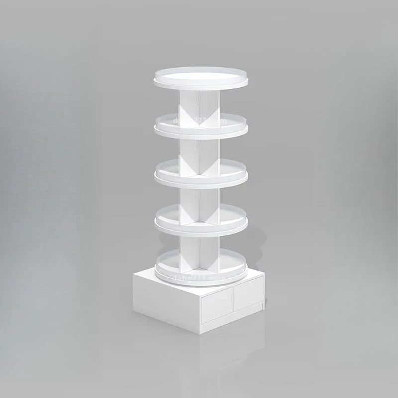 

Wooden display stands for retail beverages and bottled beer in supermarkets